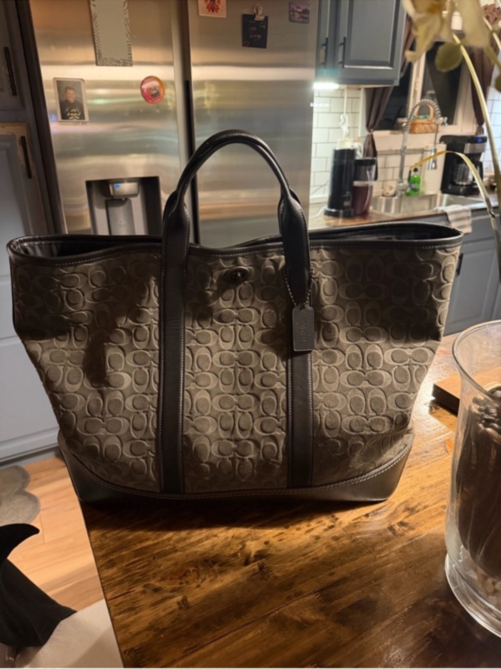 Coach Toby Turn Lock Tote